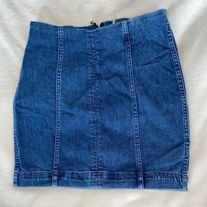 Free People Denim Skirt